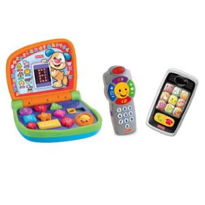 Fisher-Price(フィッシャープライス) 笑顔と学習 スマートフォン， ラップトップ and リモート セット｜worldselect