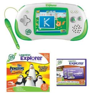 LeapFrog(リープフロッグ) Leapster Explorer 学習 ゲーム システム with The Penguins of Madaガソリンcar｜worldselect
