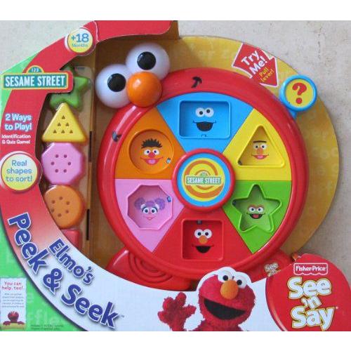 エルモ セサミストリート エルモ'S Peek &amp; Seek See 'n Say w SOUNDS...