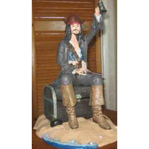 Disney(ディズニー) Pirates Of The Caribbean Large ジャック・スパロウ Statue/Jewellery Box Bnib｜worldselect