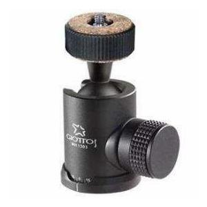 Giottos MH-1303C Pro Single Knob Ball Head with Dual Threaded Camera Plate - Max Load: 11 Lbs.｜worldselect