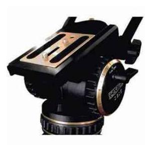 Cartoni C20S Fluid Head with 150mm Bowl Base and 2 Telescopic Pan Bars, Support 66 lbs Capacity