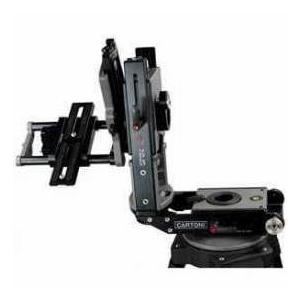 Cartoni Spinhead with Pan Bar and Standard Sliding Baseplate, Supports 40 lbs.