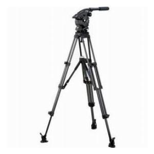 Vinten V8AS-CP2M Vision 8AS Pan and Tilt Fluid Head with Two Stage Carbon Fiber Tripod, Mid-Level