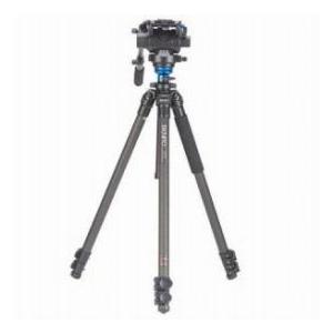 Benro C2573FS6 Video Head and CF Flip Lock Legs, 1...
