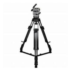 Cartoni G115 Gamma Aluminum Tripod System with Gamma Fluid Head, 2-Stage Tripod & Case, Supports