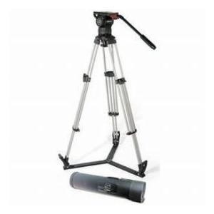 Sachtler System DV 12 SB Aluminum Tripod System with DV-12 SB Fluid Head, 1-Stage Tripod, On-grou