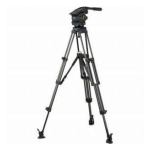 Vinten VB100-AP2M Vision 100 Aluminum Tripod System with Pan/Tilt Head & Spread-Loc Spreader, Bla