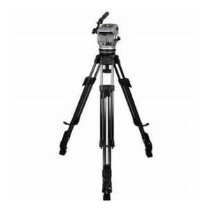 Cartoni Gamma AL 1 /ML System, with Gamma Head, 1-Stage Aluminum Tripod with Mid-Level Spreader &
