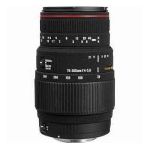 Sigma 70-300mm f/4-5.6 APO DG Macro Tele Zoom Lens with Hood