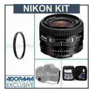 Nikon 35mm f/2D AF Nikkor Lens - Grey Market - Acc...