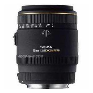 Sigma 70mm f/2.8 EX DG Auto Focus Macro Lens for the Maxxum & Sony Alpha Mount - USA Warranty