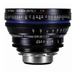 Zeiss Compact Prime CP.2 25mm f/2.1 T(Feet) Lens with Canon EF EOS Mount