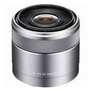 Sony 30mm F/3.5 E-mount NEX Series Camera Lens, Silver｜worldselect
