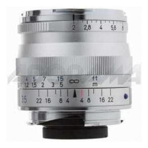 Zeiss Ikon 35mm F/2 T* ZM Biogon Lens, for Zeiss Ikon & Leica M Mount Rangefinder Cameras, Silver｜worldselect