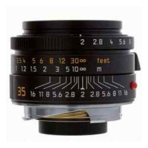 Leica 35mm f/2 SUMMICRON-M ASPHERICAL Black Wide A...