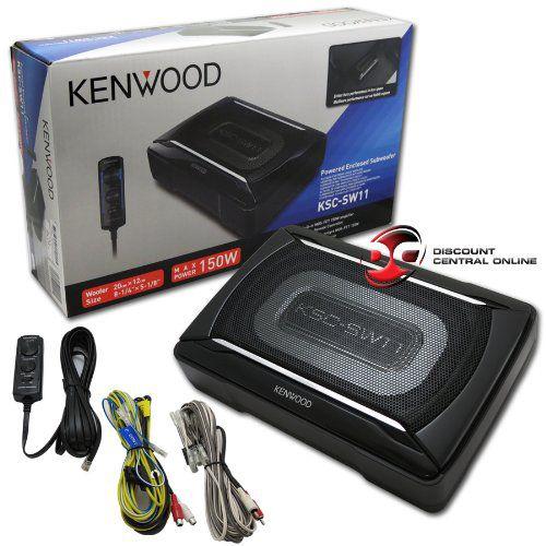 Kenwood(ケンウッド) カーUnder Seat Super Slim Powered サブウ...