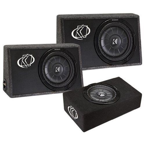 Kicker(キッカー) 10インチ SLIM SINGLESUB BOX 4オーム JUST OV...