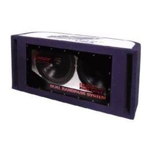 Lanzar(ランザー) HBP212 1200W デュアル 12インチ Bandpass サブウー...