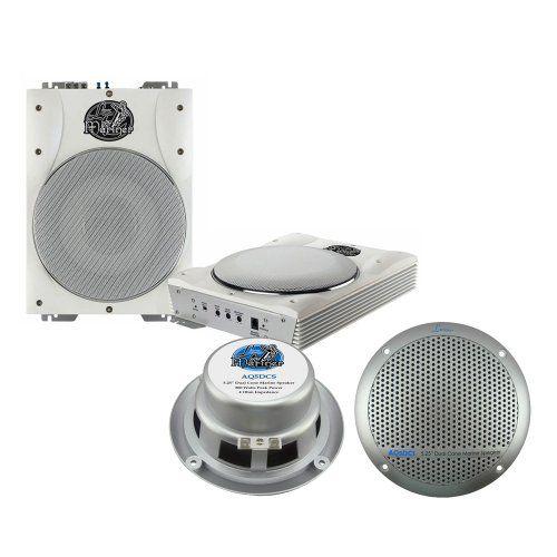 Lanzar(ランザー) マリン アンプウーファー and スピーカー パッケージ - AQTB8 ...