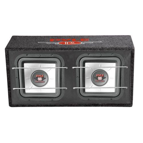 Pyle(パイル) PLSQBS122 デュアル 12'' 2000W サブウーファー エンクロージ...