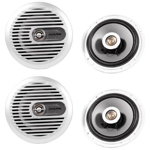 (2)ペア Alpine(アルパイン) Sps-m600 6.5” 2Way マリン コアキシャルス...