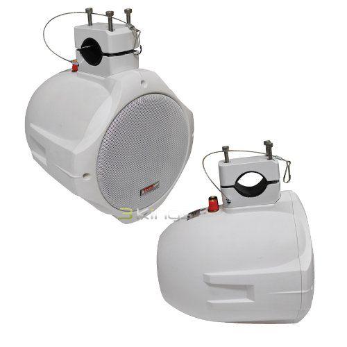 Pyle(パイル) PLMRW85 2-WAYWHITEWAKEBOARDスピーカー（2個） (8”...