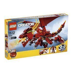 【LEGO(レゴ) クリエーター】 クリエイター レッドドラゴン 6751