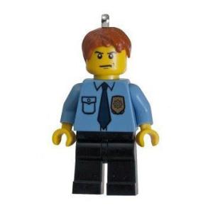 【LEGO(レゴ) シティ】 CITY Policeman Key Chain ／ シティ お巡りさ...