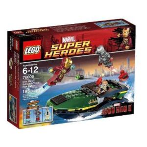 【LEGO(レゴ) ヒーロー】 76006 スーパーヒーローズ アイアンマン シーポート バトル