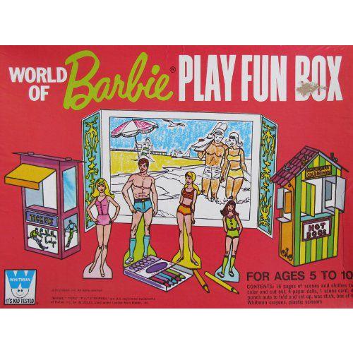 WORLD of Barbie(バービー) PLAY FUN BOX / 4 Paper 人形 (B...