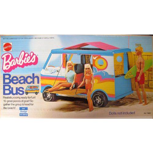 Barbie(バービー) BEACH BUS - Van Motor Home / 19 Piece...