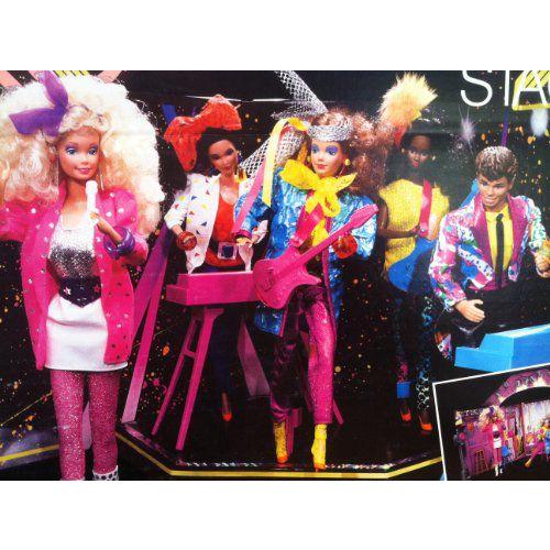 ビンテージ Barbie(バービー) ＆ the Rockers Hot Rockin' Stage...