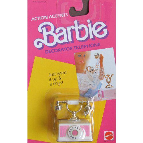 Action Accents Barbie(バービー) DECORATOR TELEPHONE Wi...