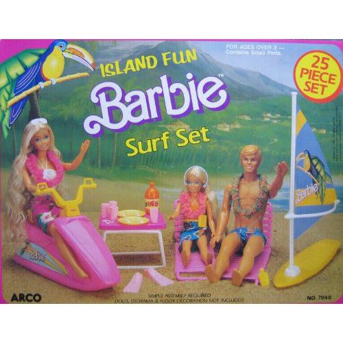ISL＆ FUN Barbie(バービー) SURF SET 25 Piece Playset (1...
