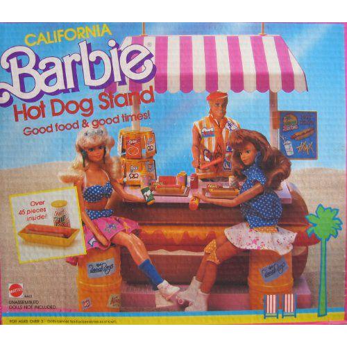 California Barbie(バービー) HOT DOG ST＆ 45+ Piece PLAY...