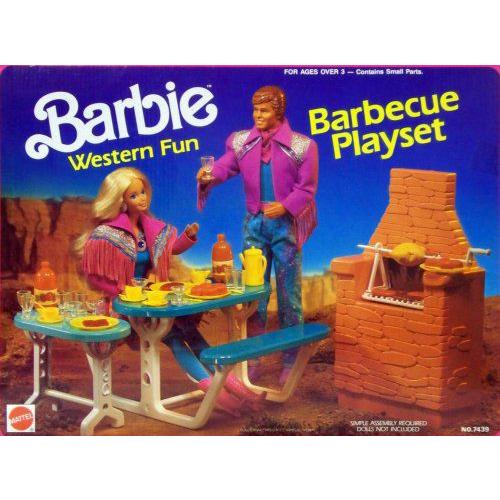 Barbie(バービー) Western Fun Barbecue Playset (1989 Ar...