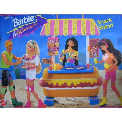Barbie(バービー) Rollerblade SNACK ST＆ Playset / Hot D...