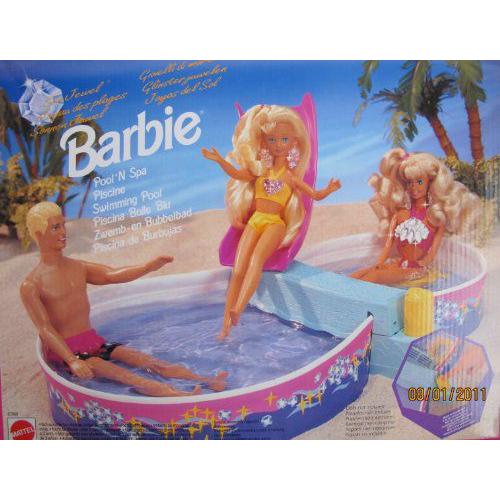 Sun Jewel Barbie(バービー) POOL 'N SPA Playset - Makes...