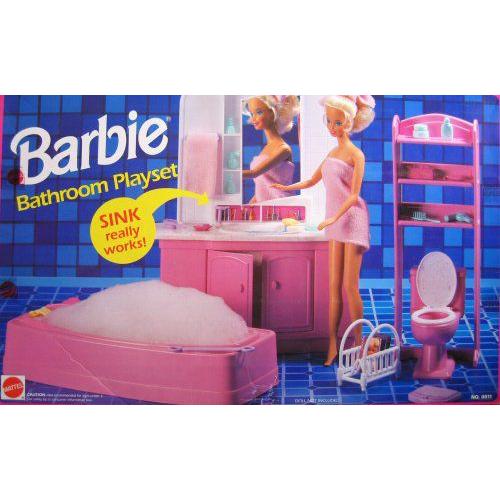 Barbie(バービー) Bathroom Playset / Working Sink (1993...