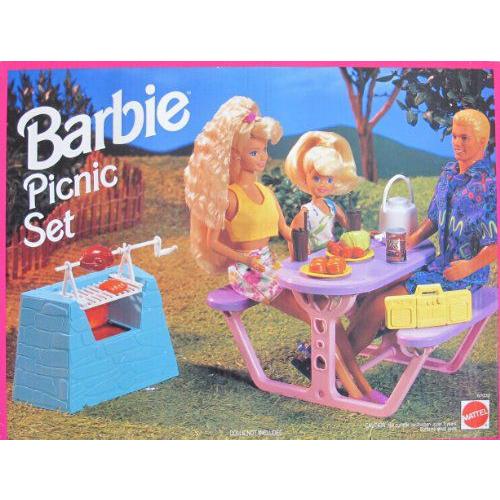 Barbie(バービー) PICNIC SET Playset / Barbecue / Spit，...