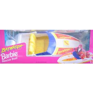 Baywatch Barbie(バービー) Rescue ボート - Lifeguard Speedボート (1994 Arcotoys， Mattel)｜worldselect