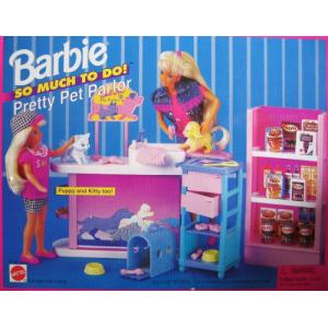 Barbie(バービー) So Much To Do! Pretty Pet Parlor Playset (1995 Arcotoys， Mattel)｜worldselect