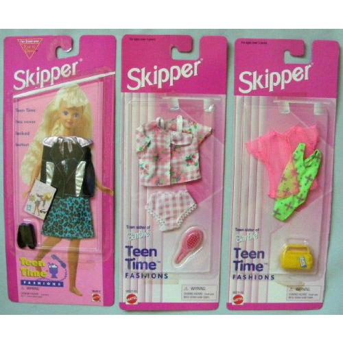 Barbie(バービー) スキッパー Teen Time Easy to Dress Set of ...