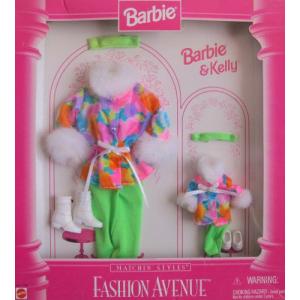 Barbie(バービー) & Kelly ファッション Avenue MATCHIN' STYLES WINTER Clothes / Faux Fur ファッショ｜worldselect
