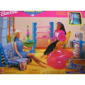Barbie(バービー) Trendy Loft Playset / Folding Futon， Lava Lamp & MORE! (1998)｜worldselect