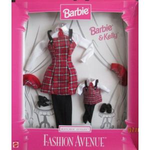 Barbie(バービー) & Kelly Matchin' Styles ファッション Avenue PLAID ジャンパー 洋服 (1998)｜worldselect