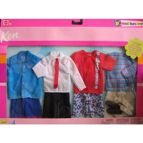 Barbie(バービー) KEN(ケン) Trendy ファッション Clothes - 4 コンプ...