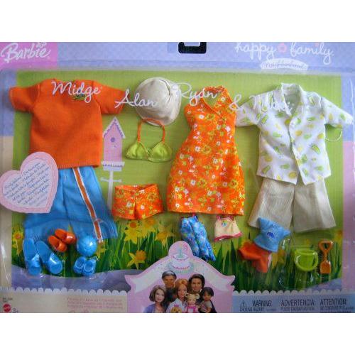 Barbie(バービー) Happy Family ファッション - Midge， Alan， Ry...