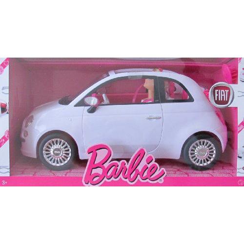 バービー人形 &amp; FIAT 500C Convertible VEHICLE Playset / W...